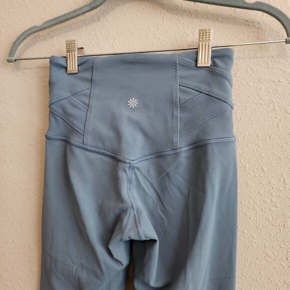 Athleta‎ Elation Pirouette 7/8 Blue Leggings Size XXS Petite - Picture 9 of 13